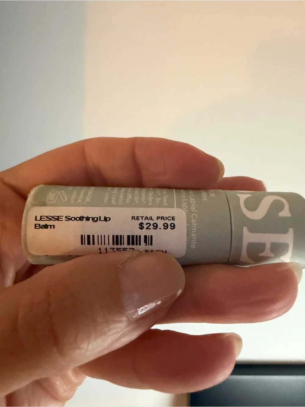 🗽LESSE Soothing Lip Balm - Sage Green Tube